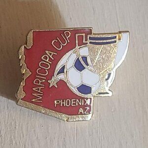 Maricopa Cup Soccer Phoenix Arizona Vintage 1990's Lapel Pin